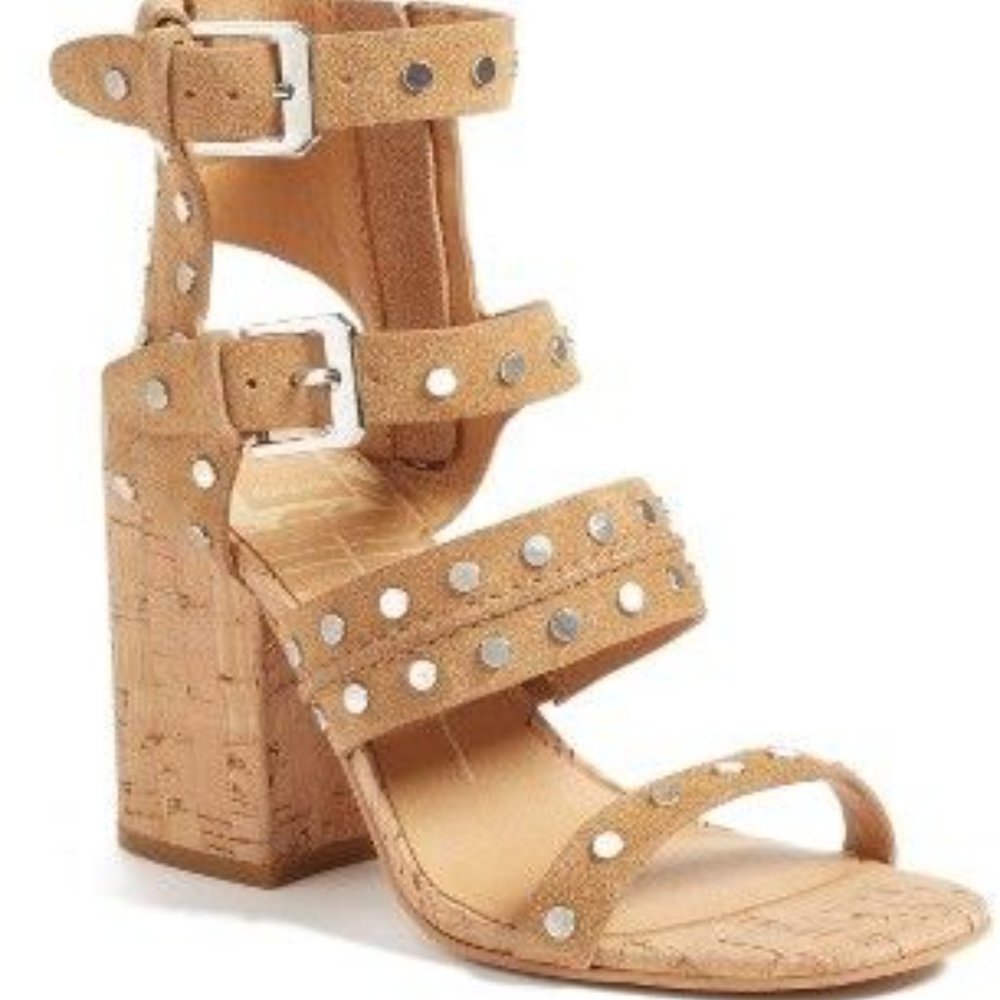 DOLCE VITA Effie Suede Sandal in Tan
